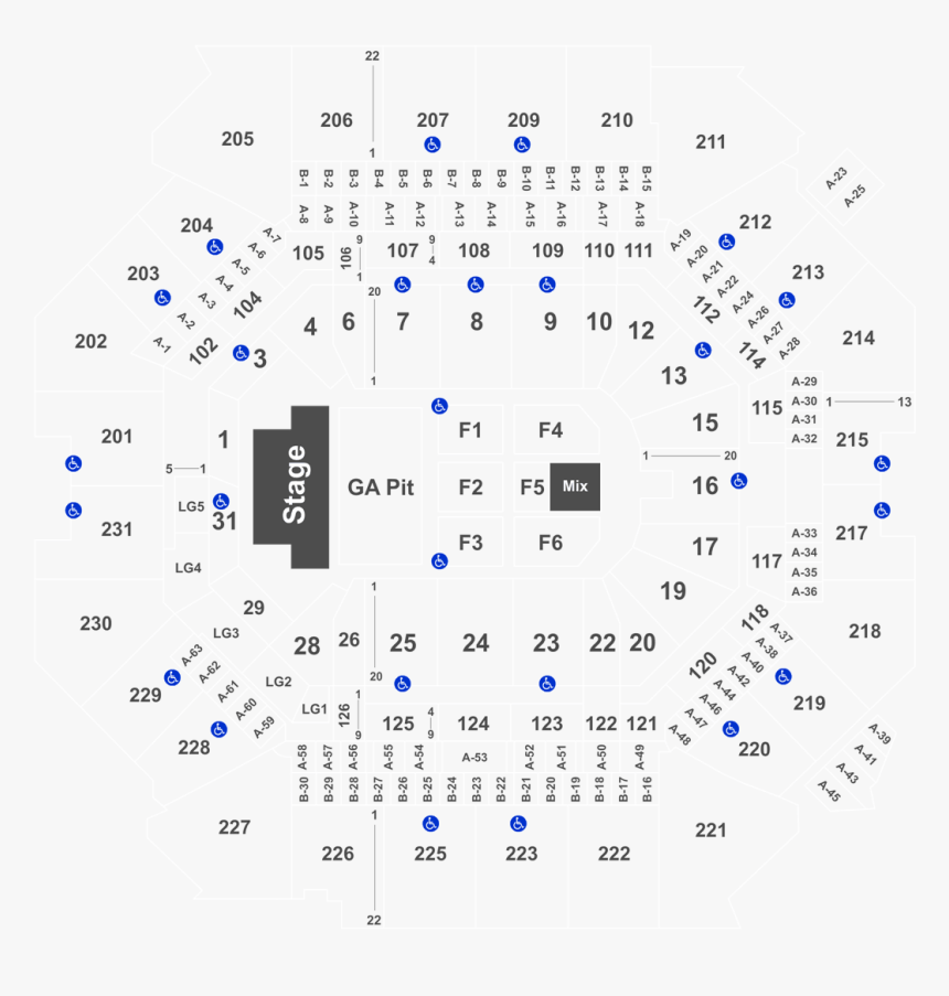 Barclays Center Concerts Section 16, HD Png Download