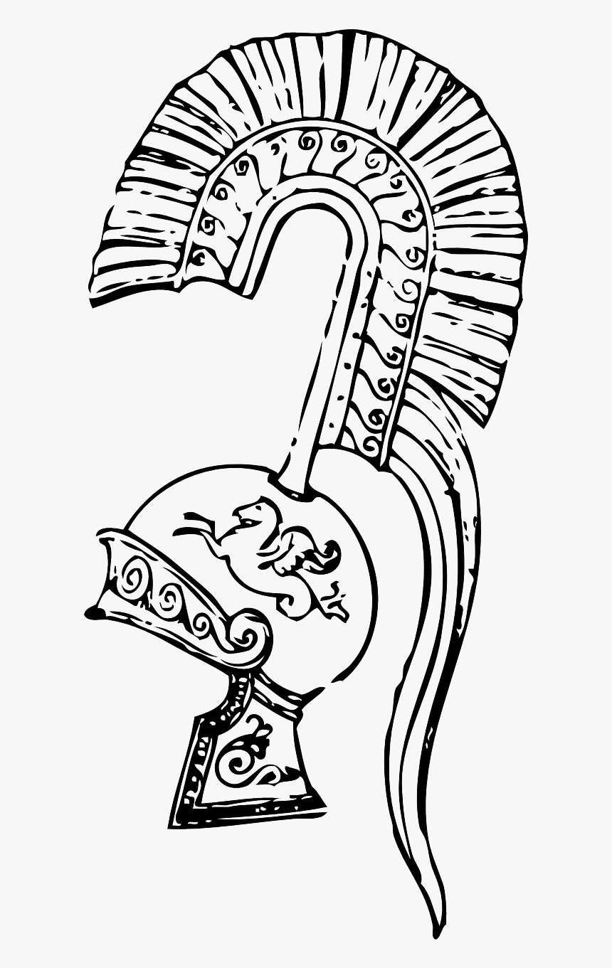 Transparent Greek Helmet Png - Greek Helmet Illustration, Png Download