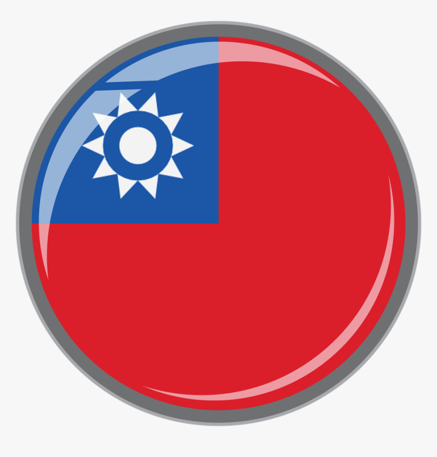 Flag Of Taiwan - Circle, HD Png Download