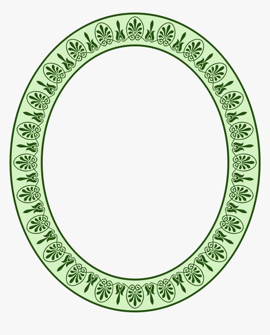 Elliptical Arabesque Frame Colour - Maharaja Surajmal Brij University, HD Png Download