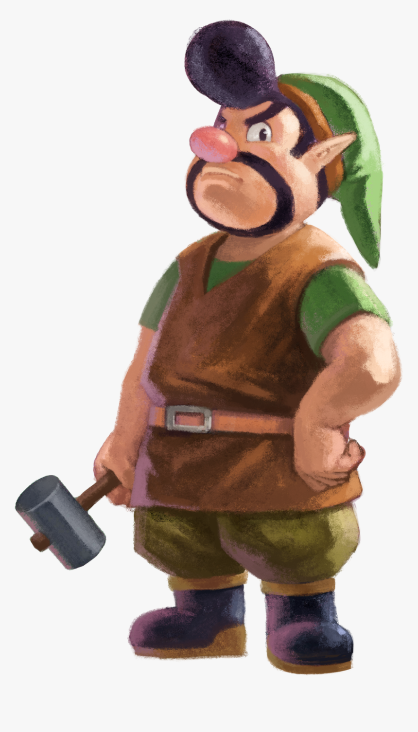Albw Blacksmith Artwork - Gulley Zelda, HD Png Download