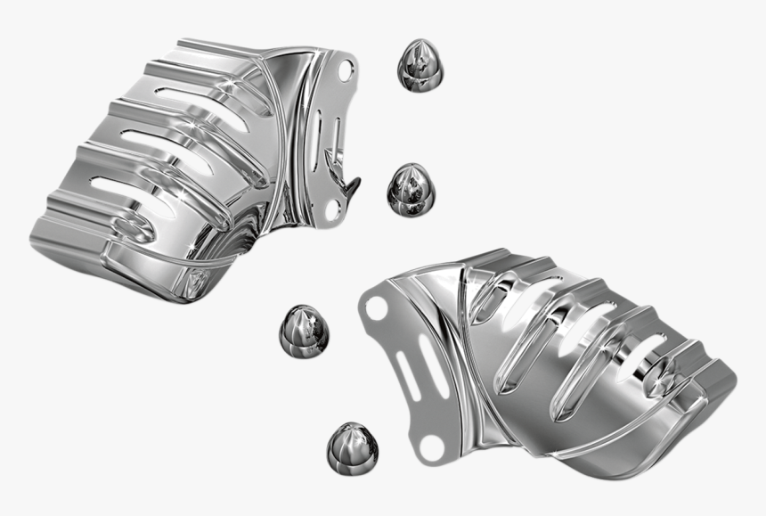 Kuryakyn 7789 Pair Chrome Front Caliper Covers 06-19 - Hub Gear, HD Png Download