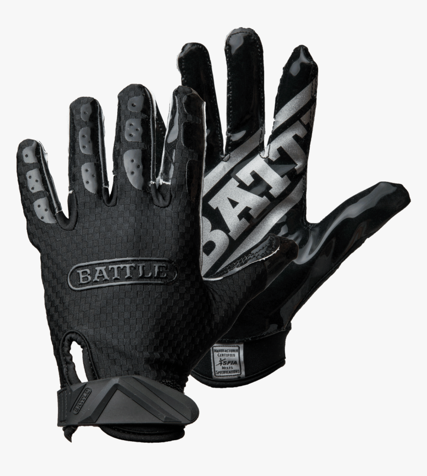 Triplethreat Football Receiver Gloves- Adult - Leather, HD Png Download