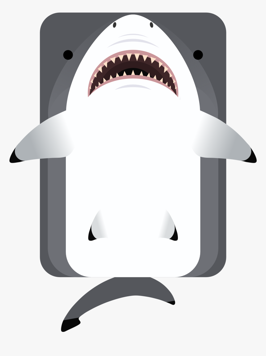 Great White Shark, HD Png Download