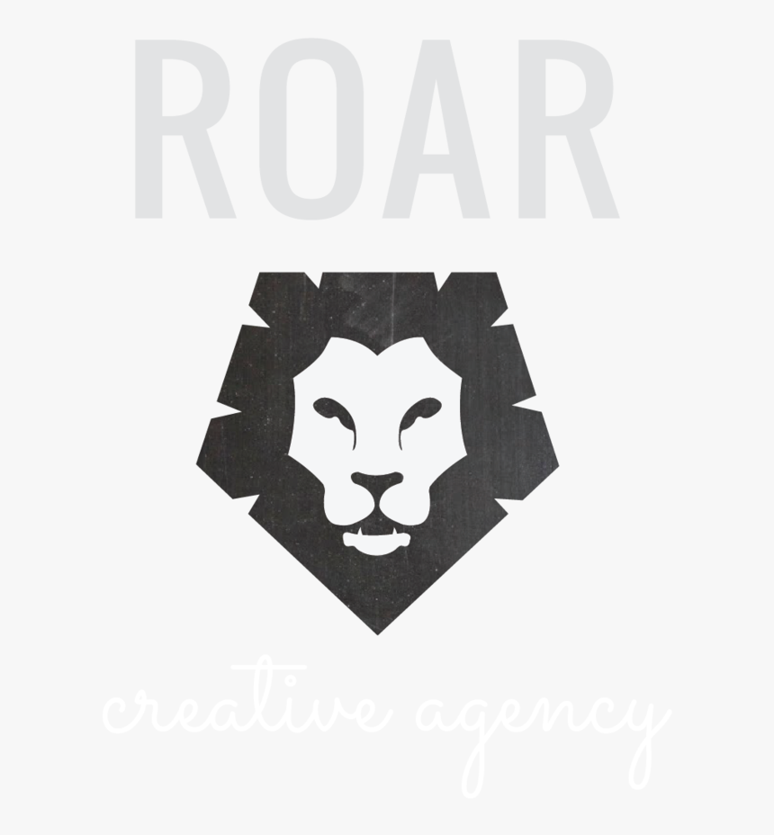 Roar Footer-logo - Creative Logo Roar, HD Png Download