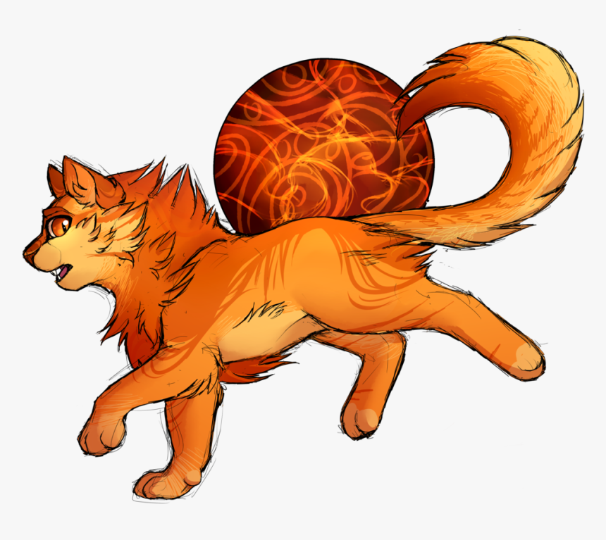 Lionblaze [redo] By Kitty-skeleton - Skeleton Clan Warrior Cats, HD Png Download