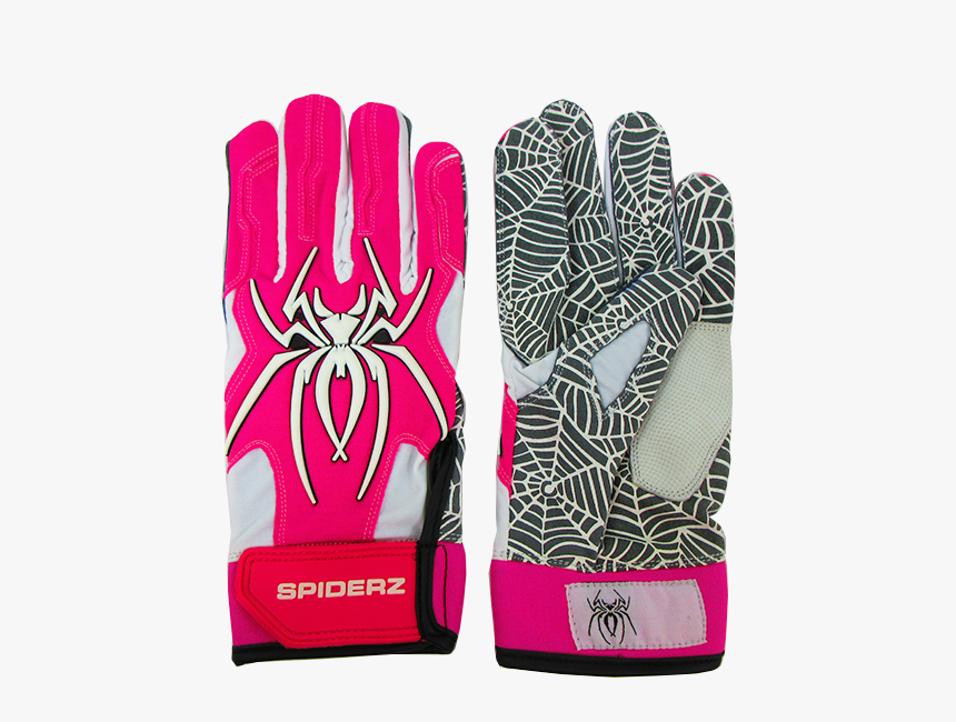 Spiderz Pink Batting Glove, HD Png Download