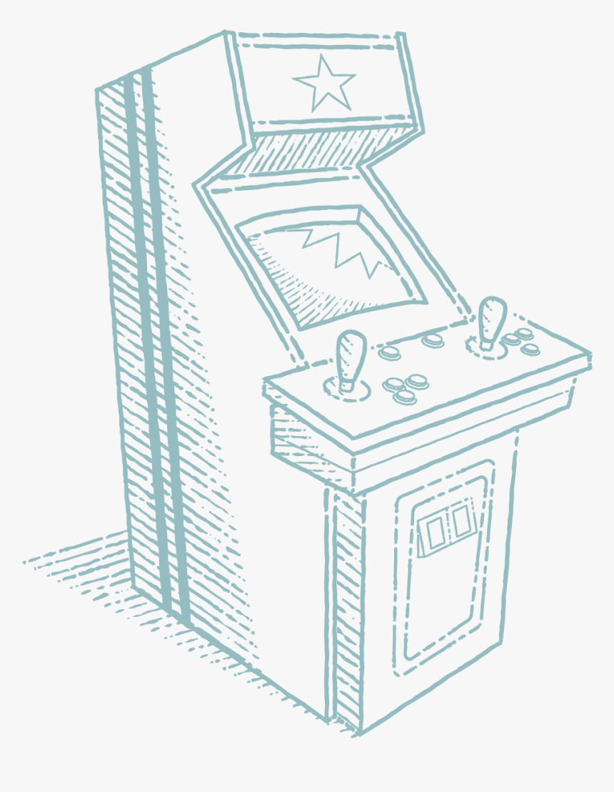 Arcadegame - Sketch, HD Png Download