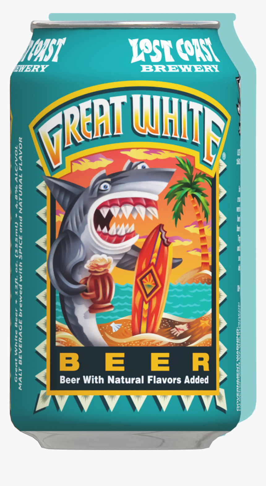 Great White Beer - Lost Coast Great White, HD Png Download