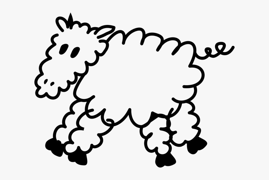 Sheep, Ram, No Background, Animal, Fauna, Nature - Vector Graphics, HD Png Download
