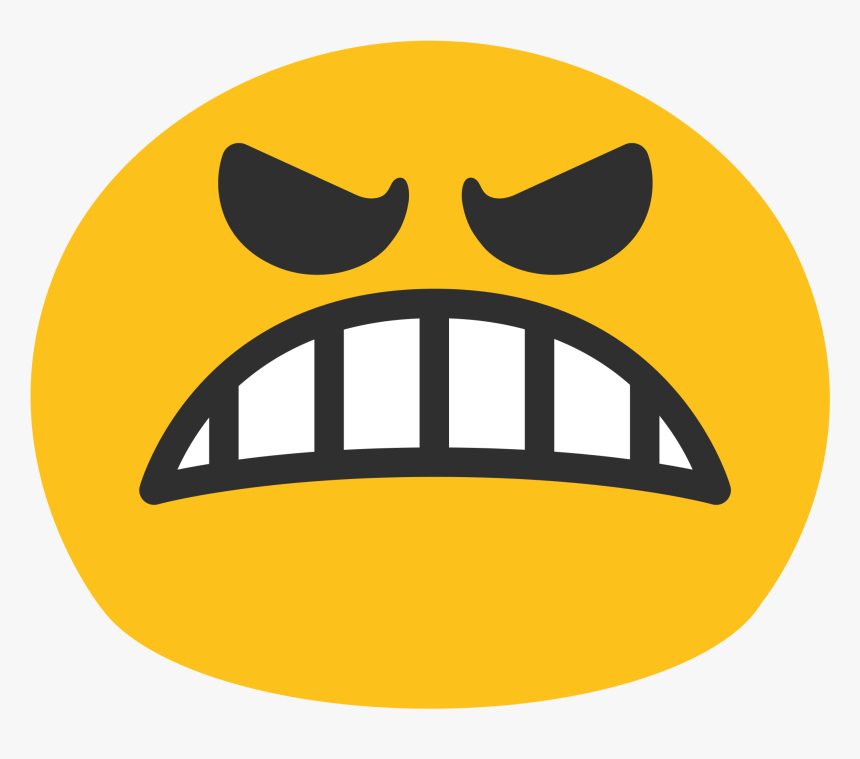 Angry Emoji Transparent Background - Mad Clipart Transparent Background, HD Png Download