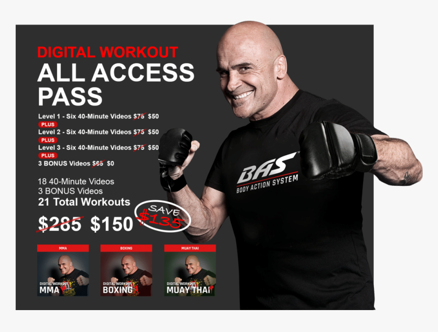 Mma Boxing Thai Level - Athlete, HD Png Download