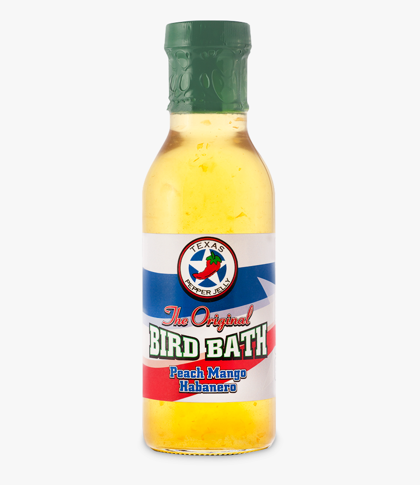 Texas Pepper Jelly Peach Mango Habanero Bird Bath - Glass Bottle, HD Png Download