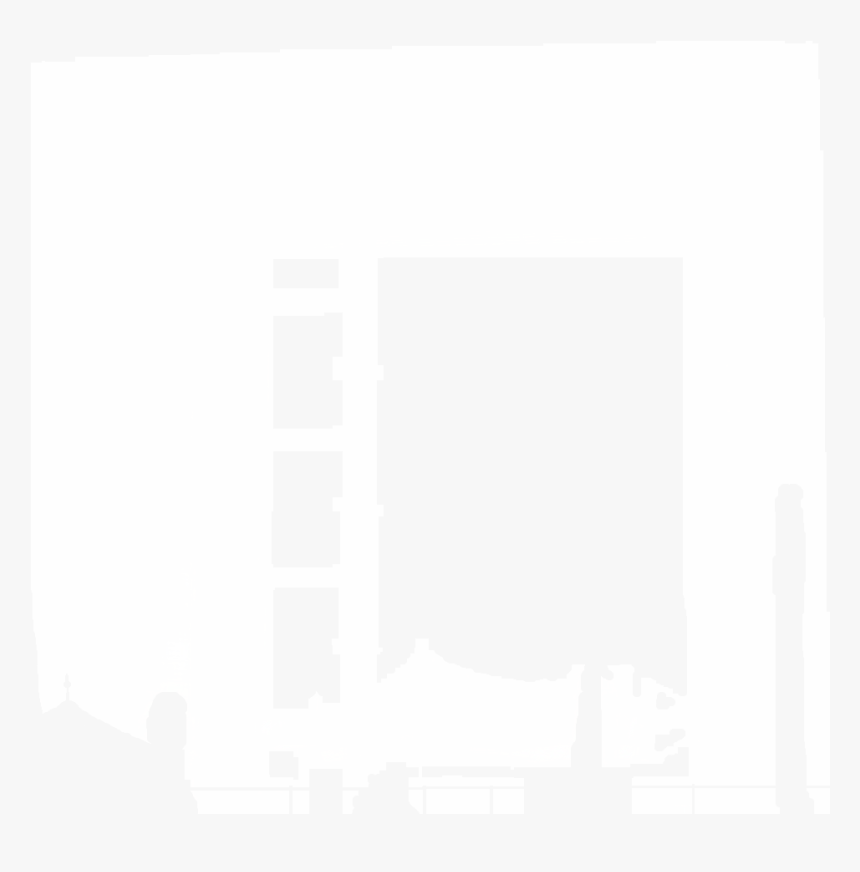 Grande Arche De La Défense Et Fontaine Foped White - White Deer Silhuet Png, Transparent Png