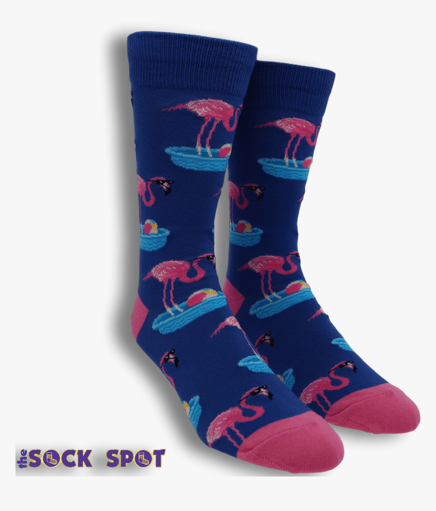 Birdbath Men S Socks In Blue By Socksmith - Sock, HD Png Download