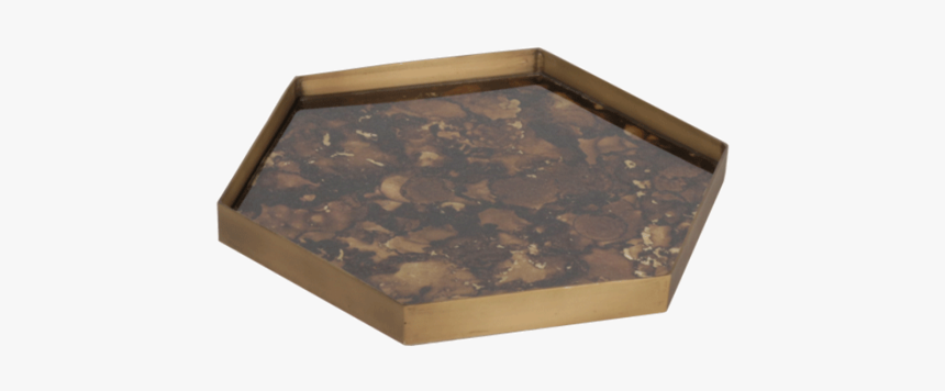 Tgn 020537 Tortoise Organic Mini Glass Tray Metal Rim - Ceiling, HD Png Download