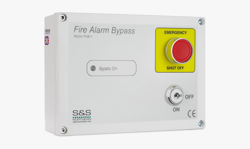 Fab1 - Fire Alarm Bypass Switch, HD Png Download