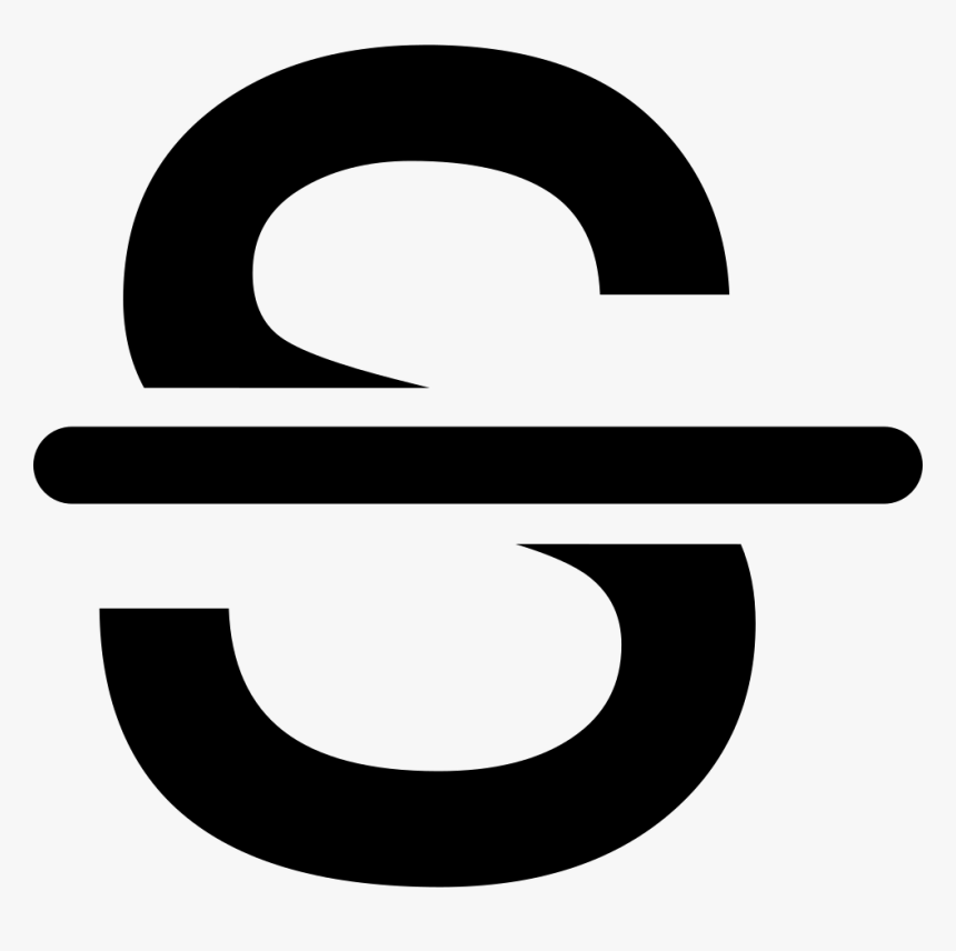 Strikethrough Font Variant - Strikethrough Font, HD Png Download