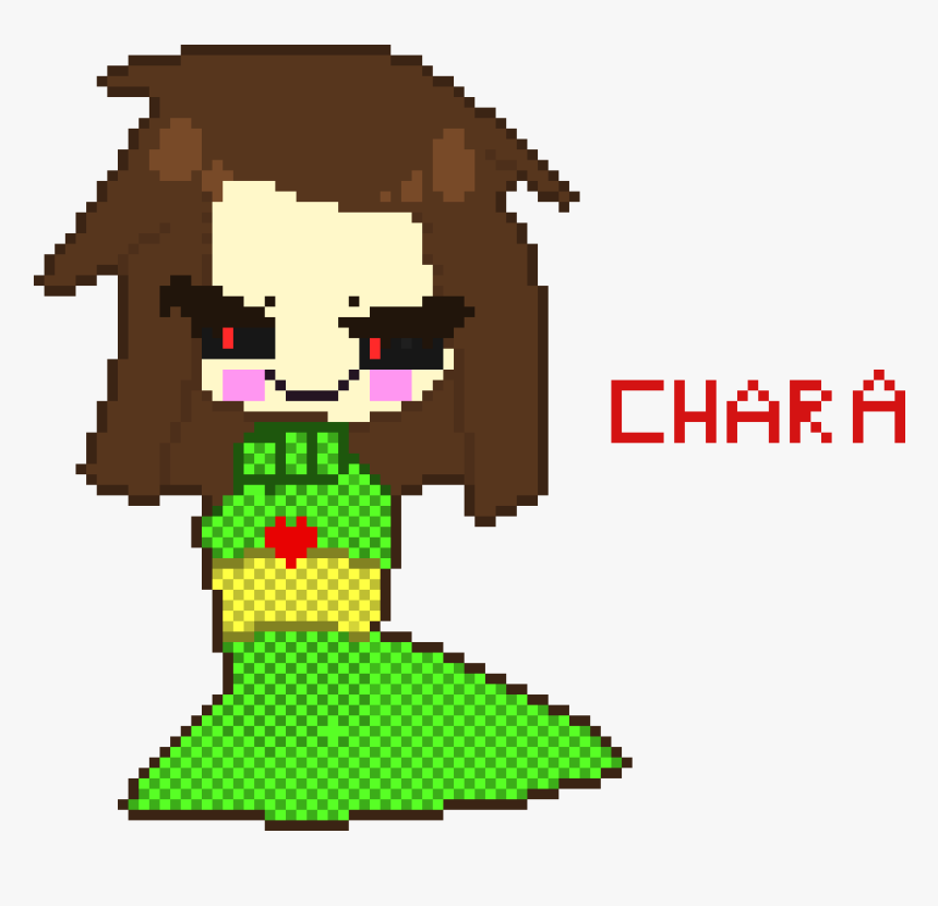 Chara Pixel Art Gallery , Png Download - Pixel Art Maker Chara, Transparent Png