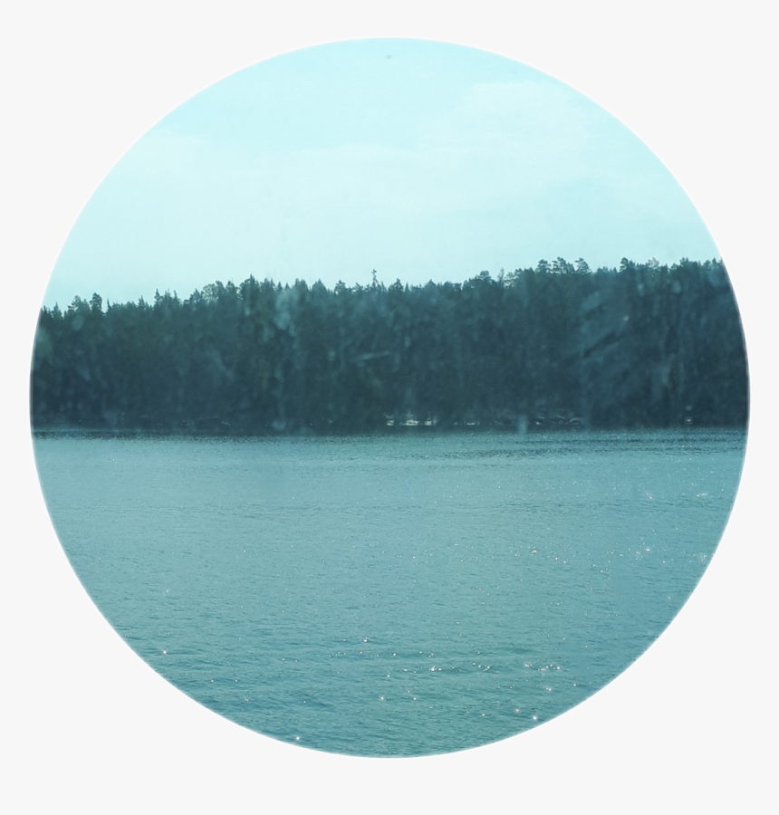 Ocean Sea Blue Water Circle Aesthetic Wow - Transparent Aesthetic Circle Frame, HD Png Download