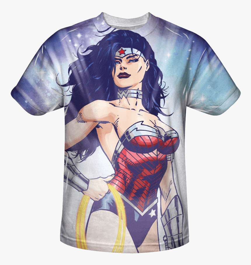 New 52 Wonder Woman Close Up T Shirt - Wonder Woman, HD Png Download