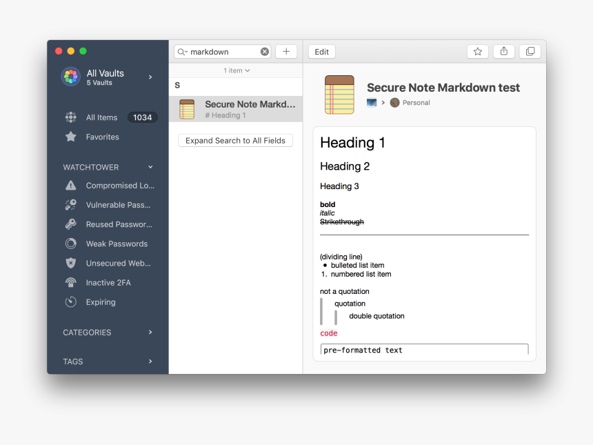 1password Osx, HD Png Download