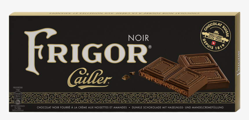 Frigor Dark Chocolate Tablet 100g, HD Png Download