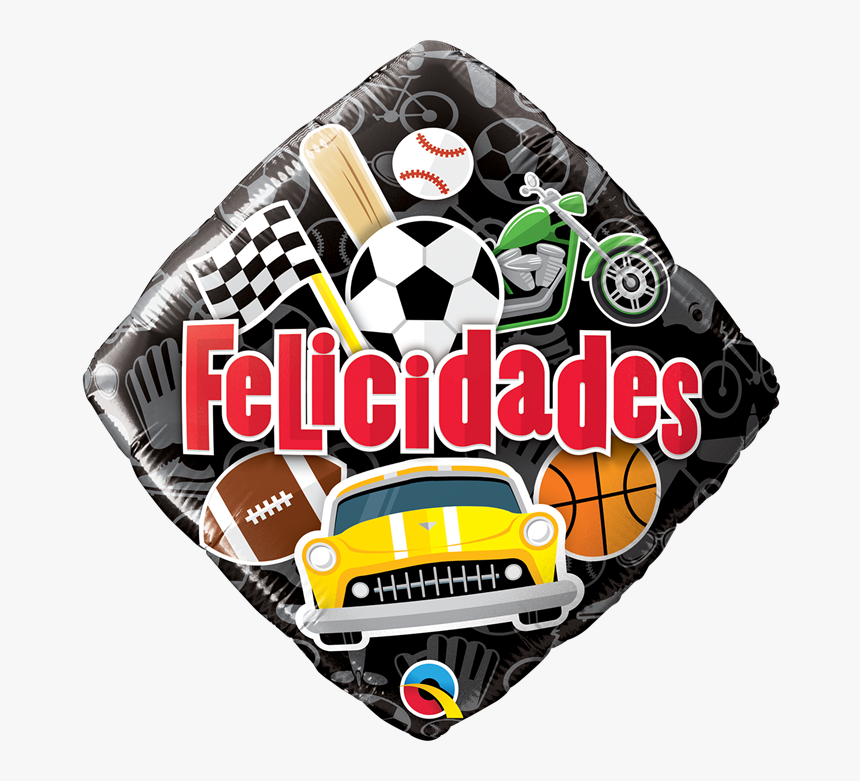 18 Inch Felicidades Masculine - Felicidades Con Deportes, HD Png Download