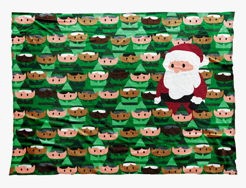 Santa And Elves - Cartoon, HD Png Download