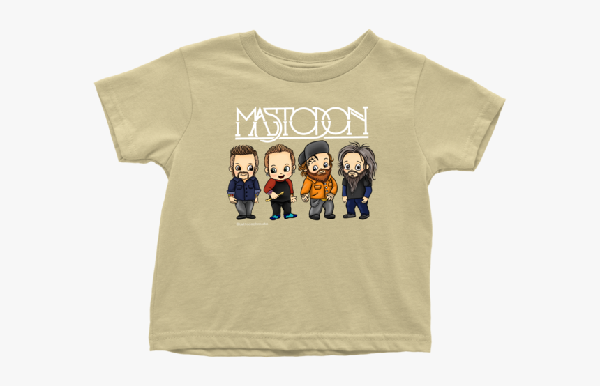 Cartoon Band Toddler Khaki Tee - T-shirt, HD Png Download