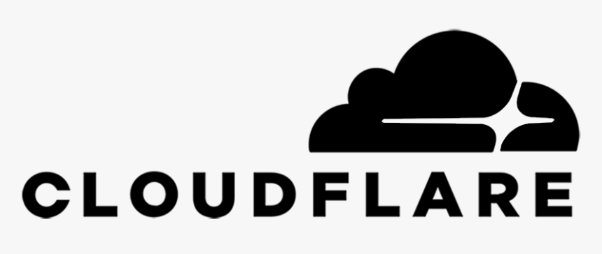 Cloudflare Logo - Cloudflare Logo Black And White, HD Png Download