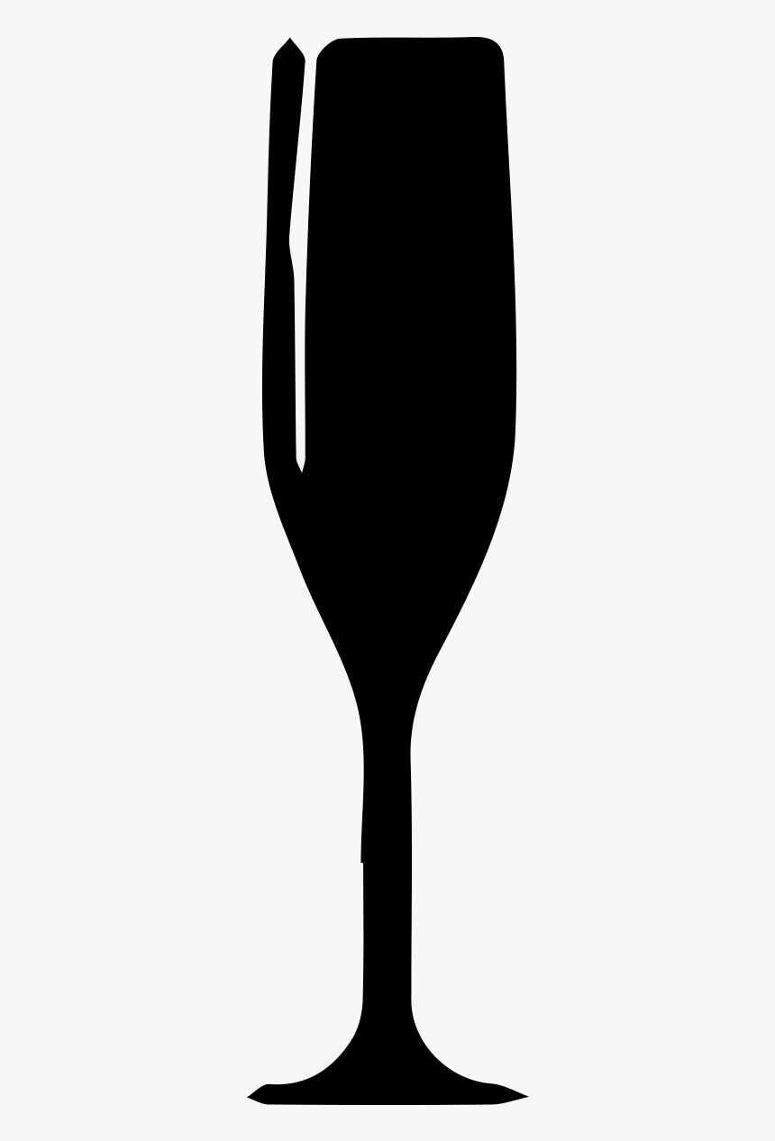 Glasses Silhouette At Getdrawings - Wine Glass, HD Png Download