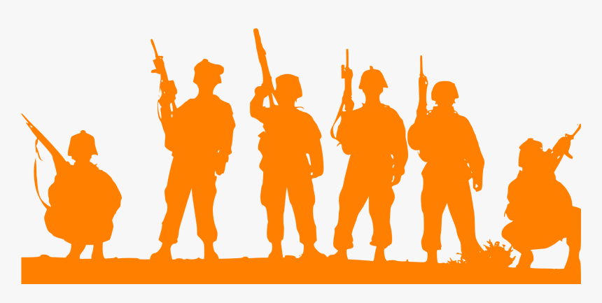 Free Military Silhouette Clip Art, HD Png Download