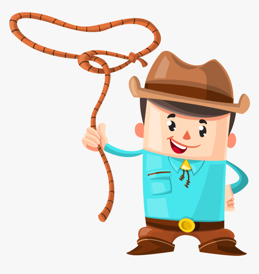 Cowboy Vector Png Image - Cowboy Png Vector, Transparent Png