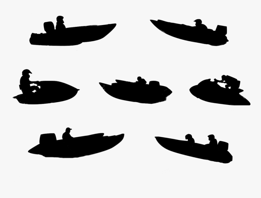Boat Registration Mn - Race Boat Silhouette, HD Png Download