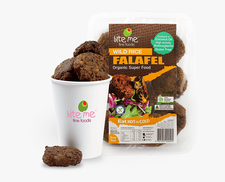 Wild Rice Falafel - Bite Me Falafel, HD Png Download