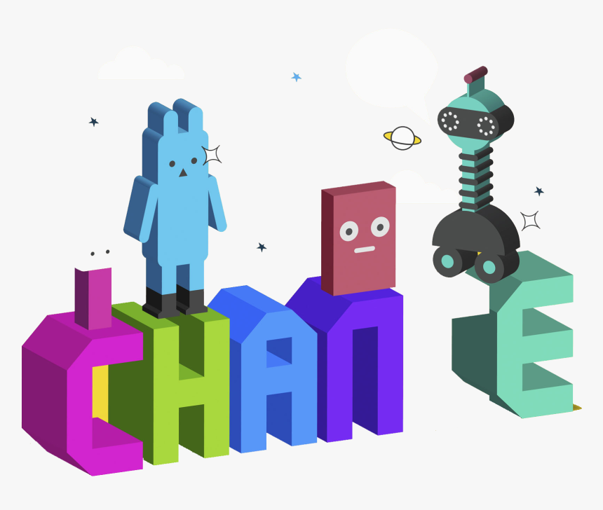 Banner Download Cartoon Robot To Facebook Twitter Google - 人工 智能 卡通, HD Png Download