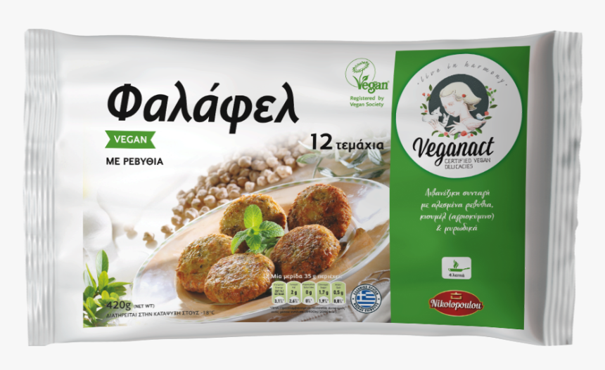 Psd Templatefalafel Wraped - Vegan Society, HD Png Download