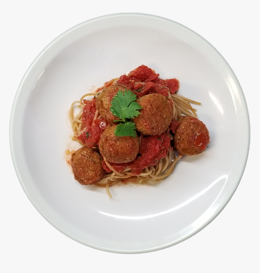 Whole-wheat Spaghetti With Falafel & Vegetables - Pepperoni, HD Png Download
