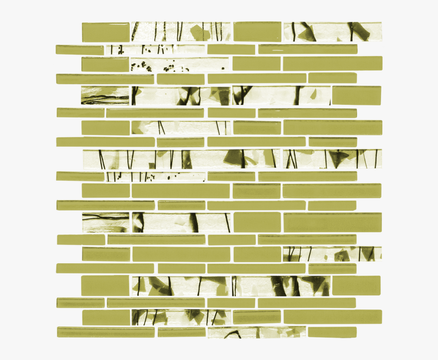 Light Olive Green And Vine Inspired Glass Tile 
 Title - Colorfulness, HD Png Download