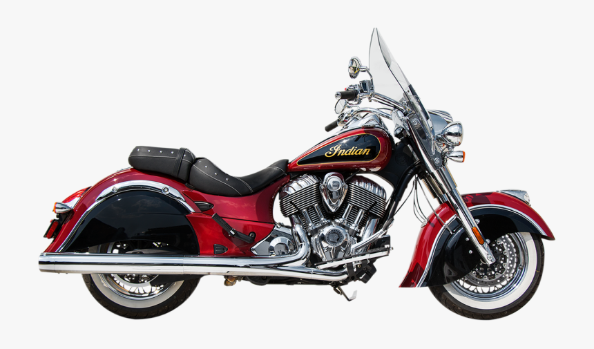 4” Silver Bullet Slip-on Mufflers Samson Indian Motorcycle - Indian Chief Motorcycle Red, HD Png Download
