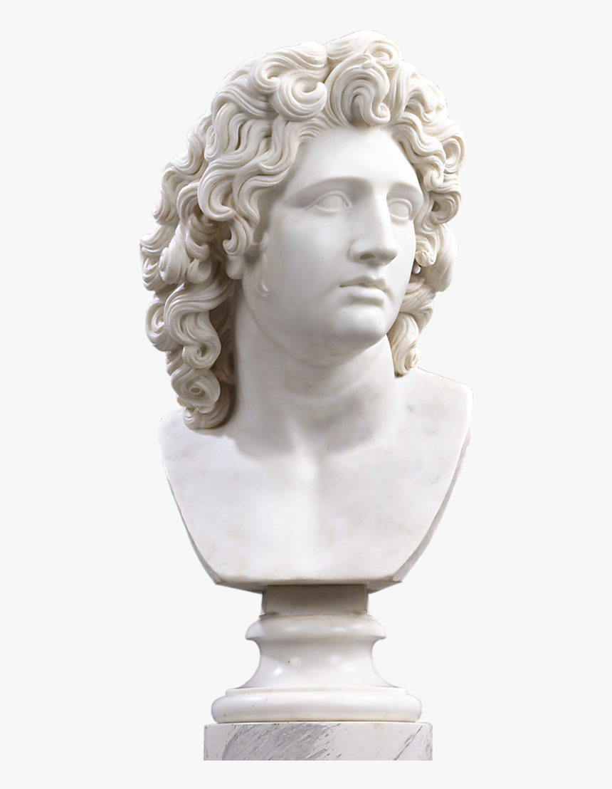 Bust Of Alexander The Great - Alexander The Great Bust, HD Png Download