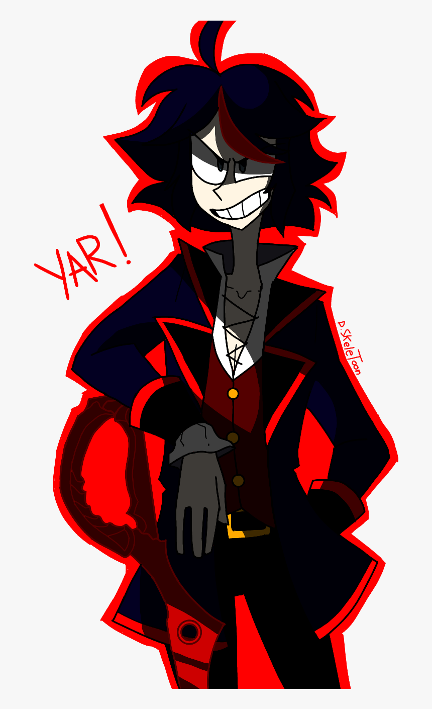 “ Pirate Ryuko 
” - Cartoon, HD Png Download