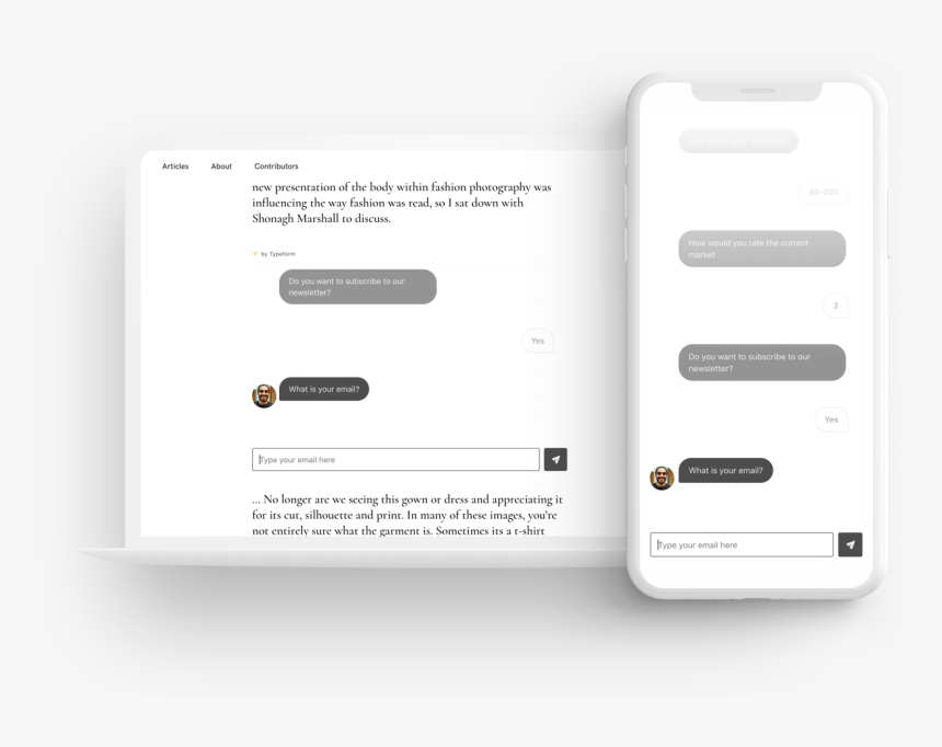 Typeform Conversations, HD Png Download