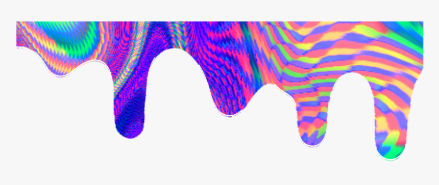 #glitch #grime #drip #pretty #effects #purple #blue - Illustration, HD Png Download