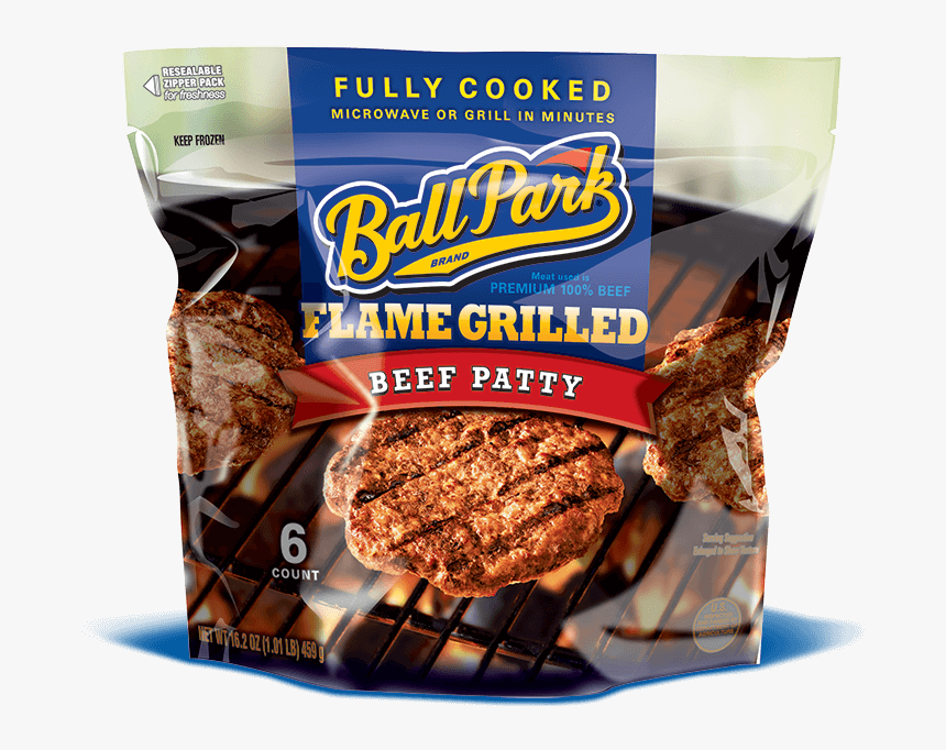 Transparent Hamburger Patty Clipart - Ballpark Beef Patties, HD Png Download