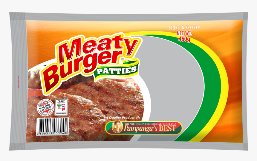 Pampangas Best Products Burger Patty, HD Png Download