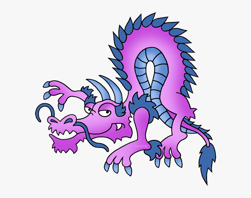 Purple Dragon - Ancient China Dragon, HD Png Download