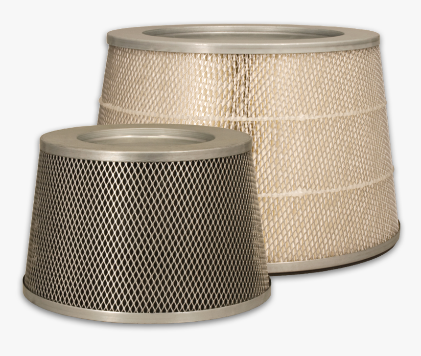 Industrial Conical Filter Elements With Metal End Caps Lampshade, HD