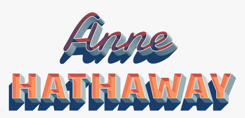 Anne Hathaway Name Logo Png - Graphics, Transparent Png